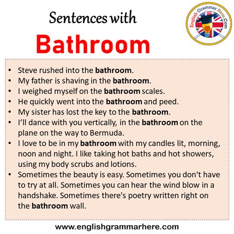 Bath Examples In Sentences