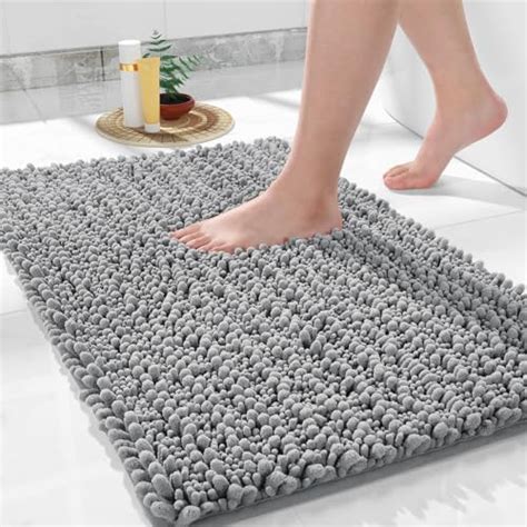 Bath Mat Set Without Rubber Backing