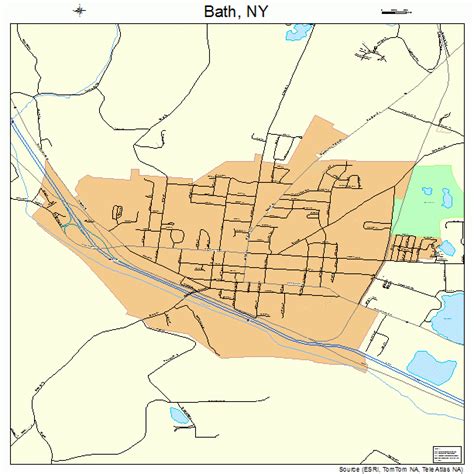 Bath New York On Map