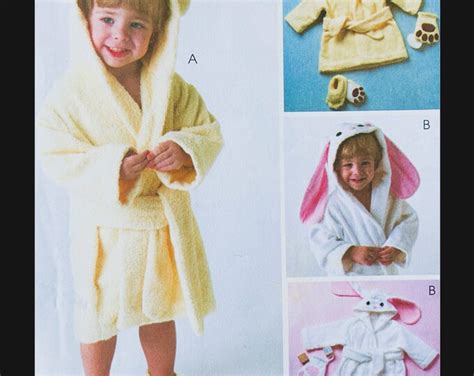 Bath Robe Pattern For Toddlers