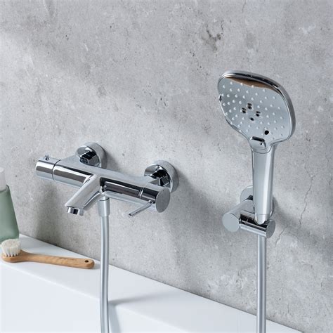 Bath Shower Mixer Push On