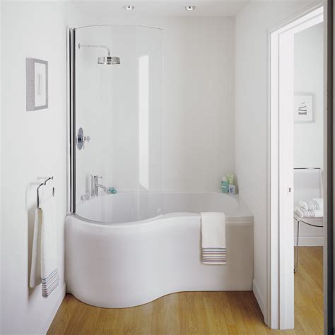 Bath Shower Screen White
