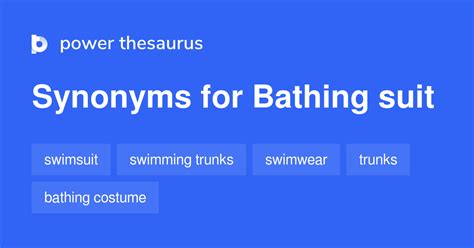 Bathing All Synonyms