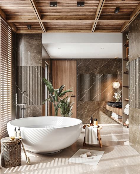 Home Interior Design — Peaceful bathroom Interior, Aesthetic rooms