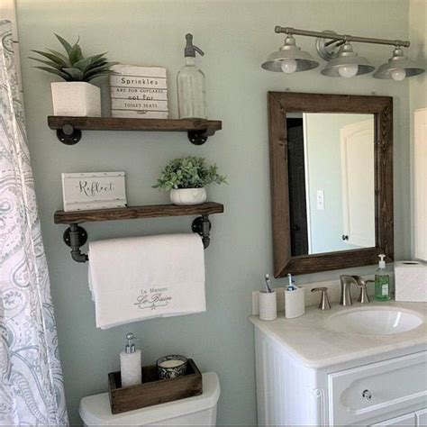 Bathroom Floating Shelf Decor Ideas