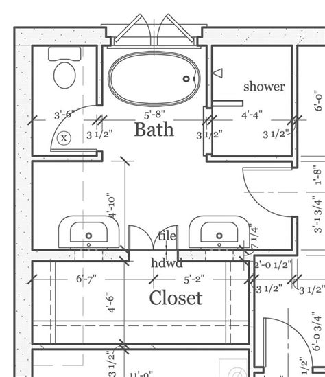 house plan with walk through shower Google Search in 2021 Master