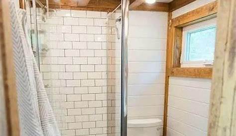 You’ll Be Climbing the Walls of This Tiny Home | Tiny house bathroom