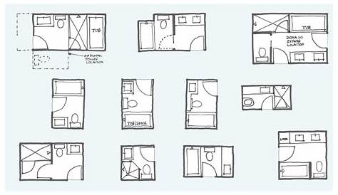 15 Free Bathroom Floor Plans You Can Use to Create the Perfect Layout