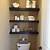 bathroom over the toilet shelving ideas