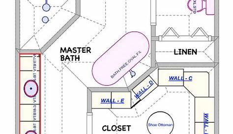 Need help with walkin closet and bathroom layout for new home..