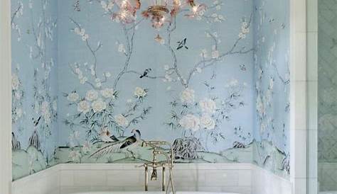 Bathroom Wallpaper Ideas Distinctive Patterns & Vibrant Colors