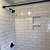 bathroom white subway tile with light grey grout