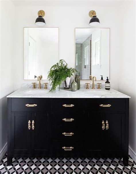 Bathroom With Black Vanity Ideas