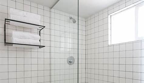 Square Tile is the New Subway Tile and We’re Not Sorry White bathroom