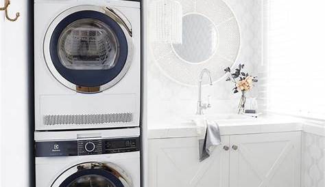 Bathroom Washer and Dryer - Contemporary - laundry room - Rock Paper Hammer