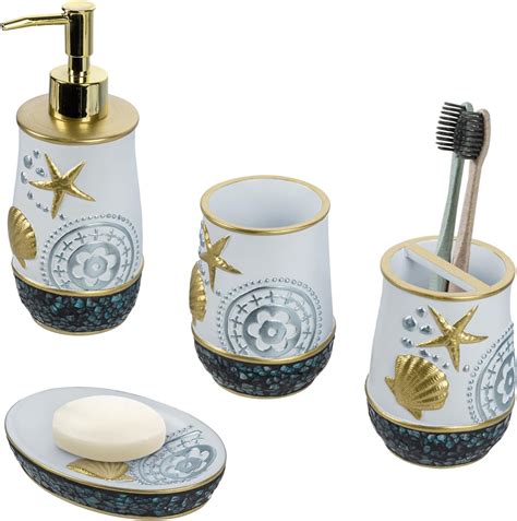 Bathroom Accessories Seaside Theme