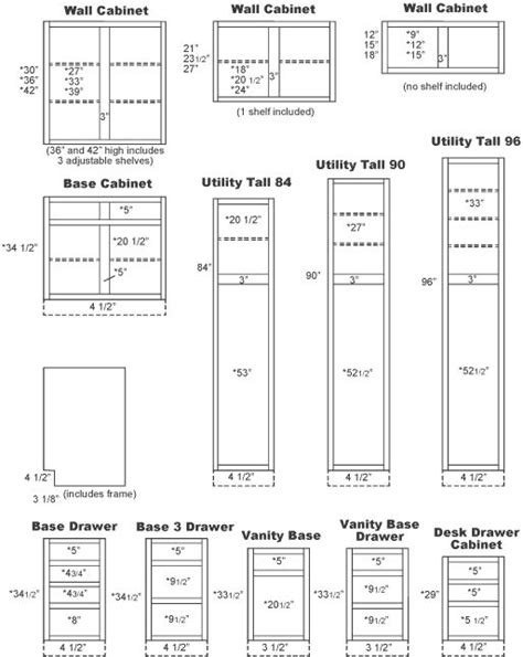 Bathroom Base Cabinets Sizes