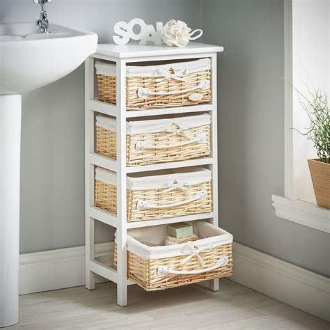 Bathroom Basket Drawer Unit
