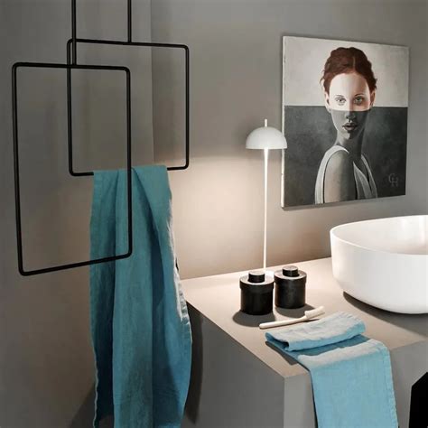 Bathroom Clothes Rack Decor