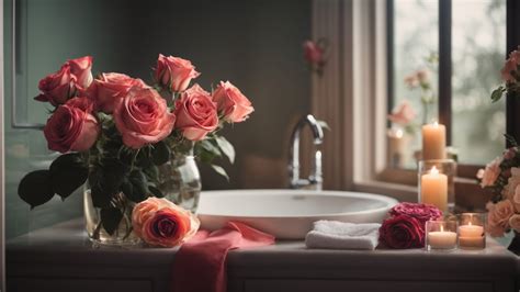 Bathroom Decor Roses