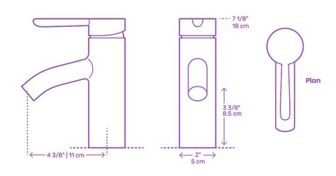 Bathroom Faucet Dimensions