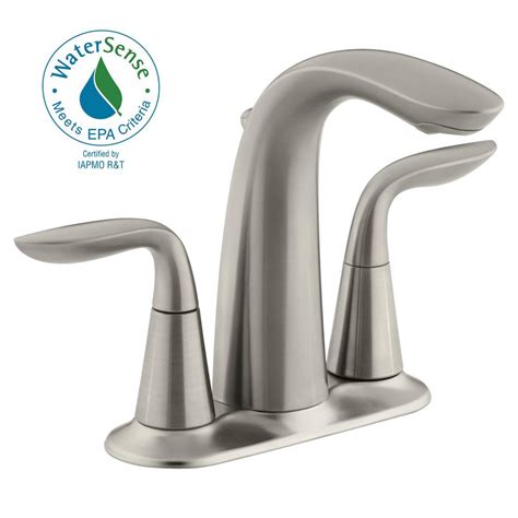 bathroom faucets brushed nickel finish