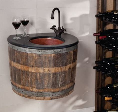 Wine Barrel Bathroom Vanity FAEDGE