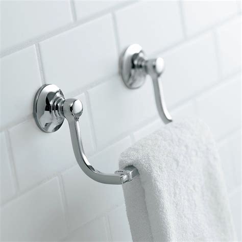 Bathroom Robe Hooks Chrome / Black Hand Towel Hooks Wall Mounted Round