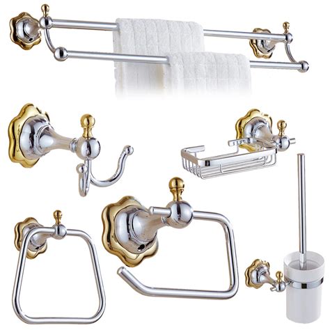 bathroom hardware chrome