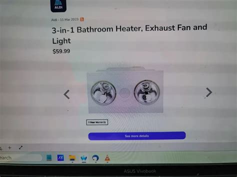 Bathroom Heater Aldi