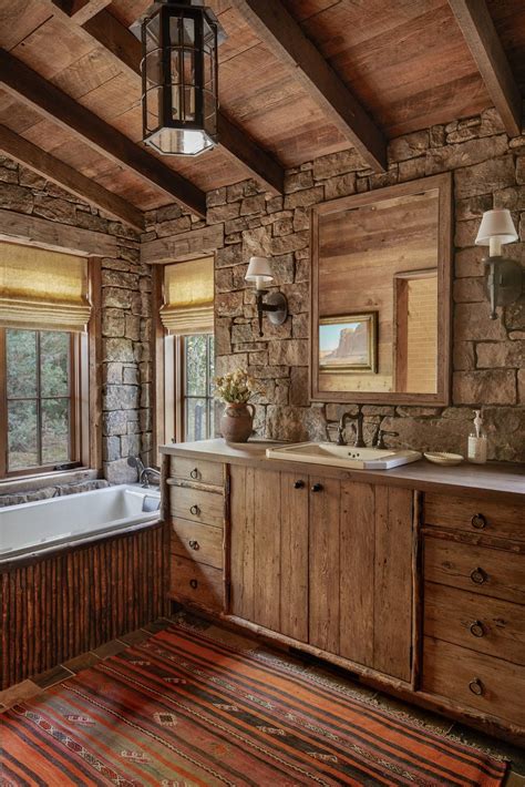 bathroom ideas rustic look
