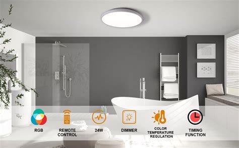 Bathroom Led Ceiling Light Dimmable