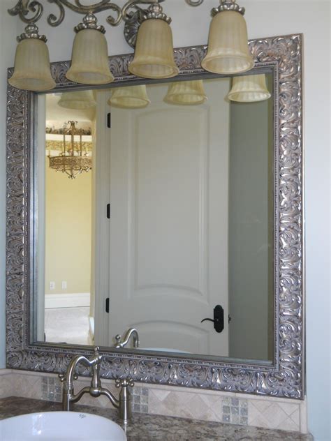 bathroom mirror frame kit amazon