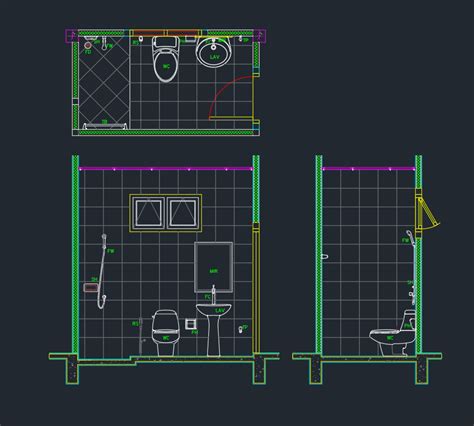 Bathroom Plan Dwg