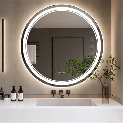 Bathroom Round Light Up Mirror