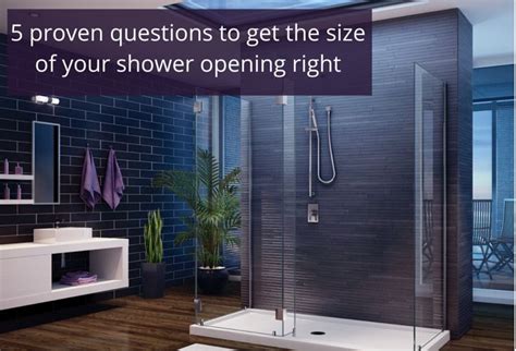 Bathroom Shower Questions