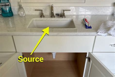 Bathroom Sink Leaking At Back