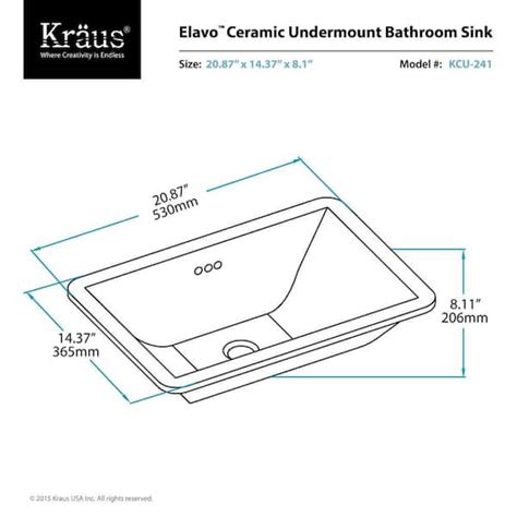 Bathroom Sink Sizes Undermount