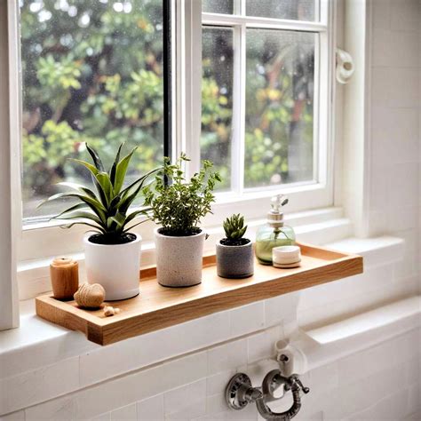 Bathroom Storage For Windowsill