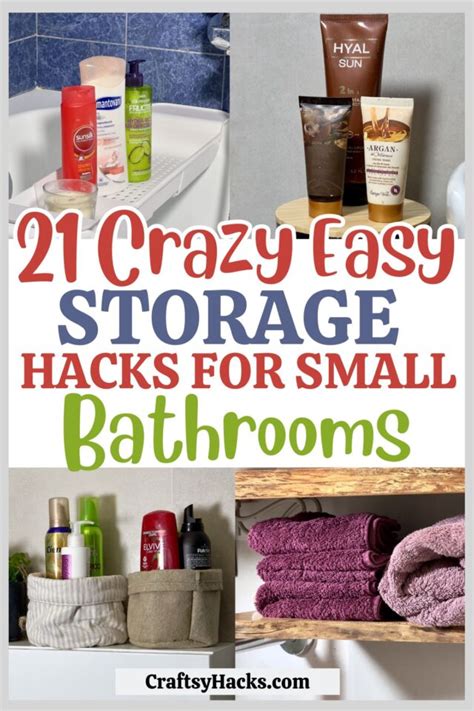 Bathroom Storage Hacks Uk