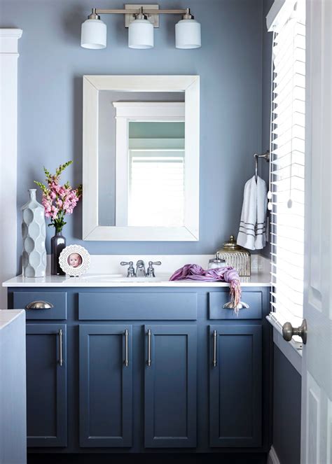 Bathroom Vanity Light Blue
