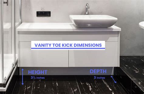 Bathroom Vanity Toe Kick Height