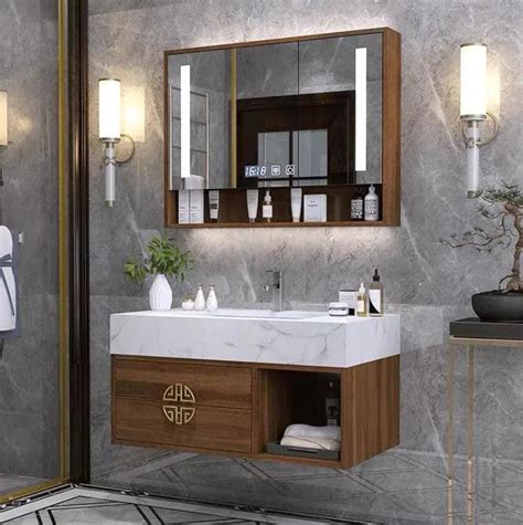 Bathroom Vanity With Mirror Set