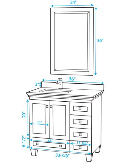 Bathroom Vanity With Sink Height