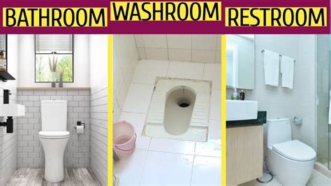Bathroom Vs Restroom