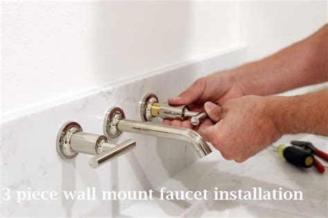 Bathroom Wall Faucet Installation