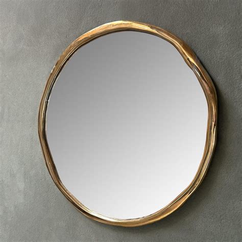 Bathroom Wall Mirror Brass