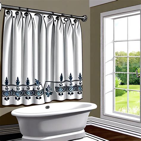 Bathroom Window Curtain Material