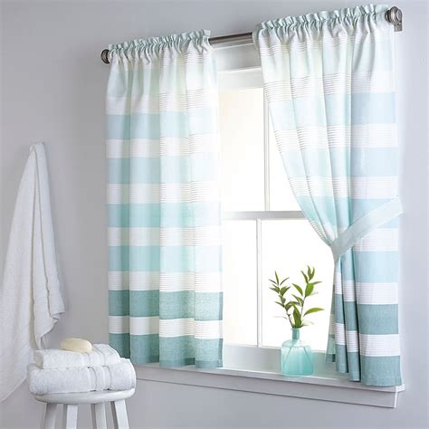 bathroom window curtains 45 length