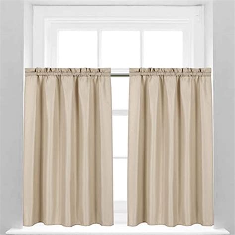 bathroom window curtains 45 length